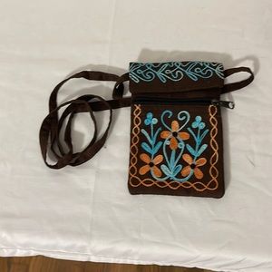 small embroider purse